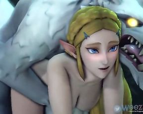 Порно девушки с диким волком, зоо мультик 3d