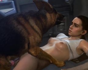 Порно зоо мультик, овчарка трахает девушку. Cartoon zoo sex